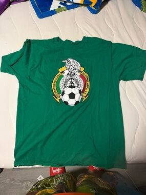 adidas Green Mexico Crewneck Graphic Tee